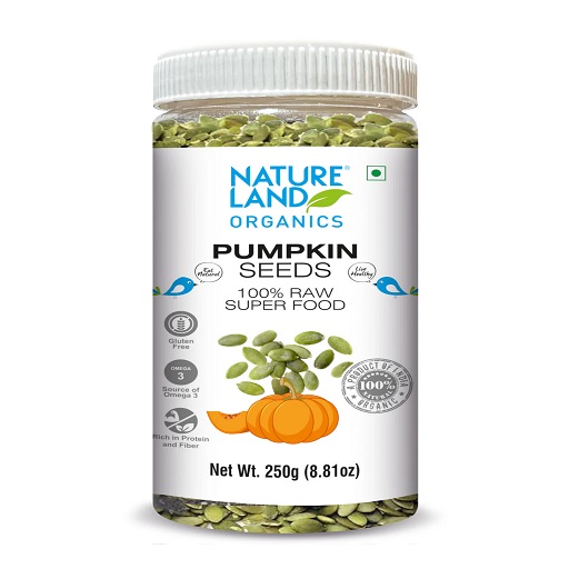 Organic Edible Pumpkin Seeds (Raw) 250 Gm